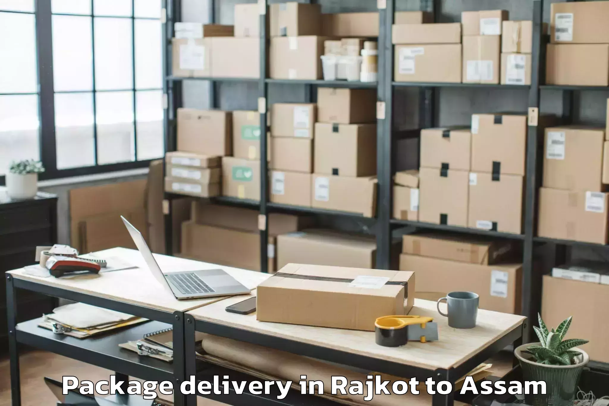 Professional Rajkot to Dokmoka Package Delivery